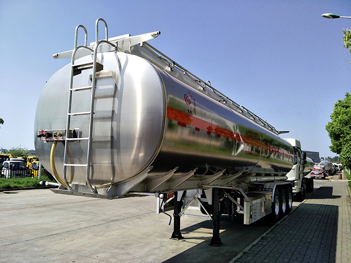 鋁合金33.2噸半掛油罐車